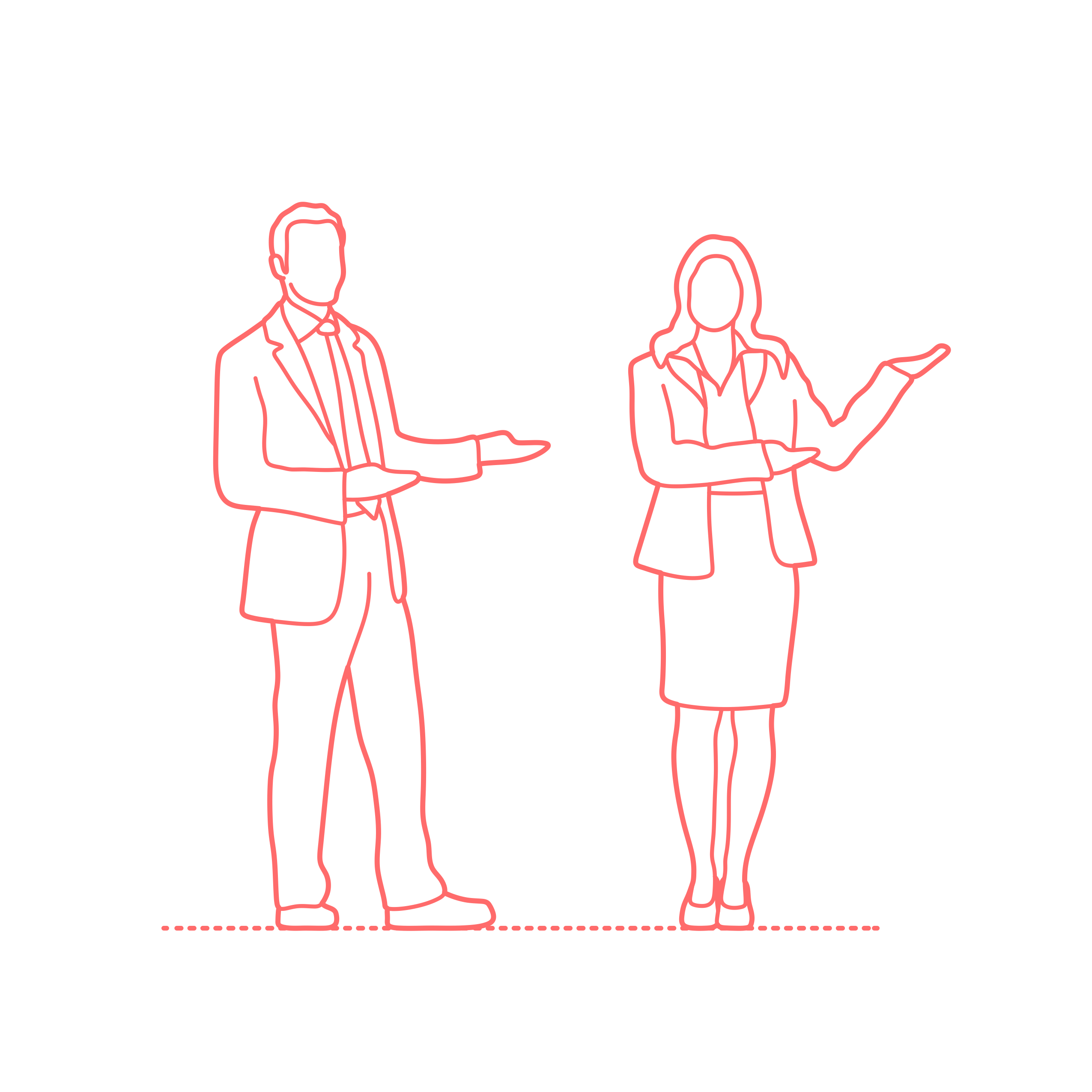 Humans Poses People Presenting Outline Svg File Free Vectors